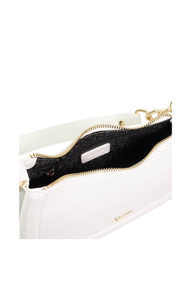 Dune London Dune London Women's 'Direction' Leather Shoulder Bag in White - 3