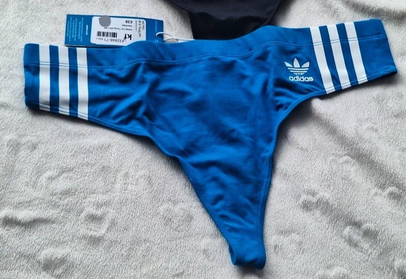 adidas New Adidas 2 pack Thongs womens size 8-10 Small S ladies underwear casual briefs panties gift
