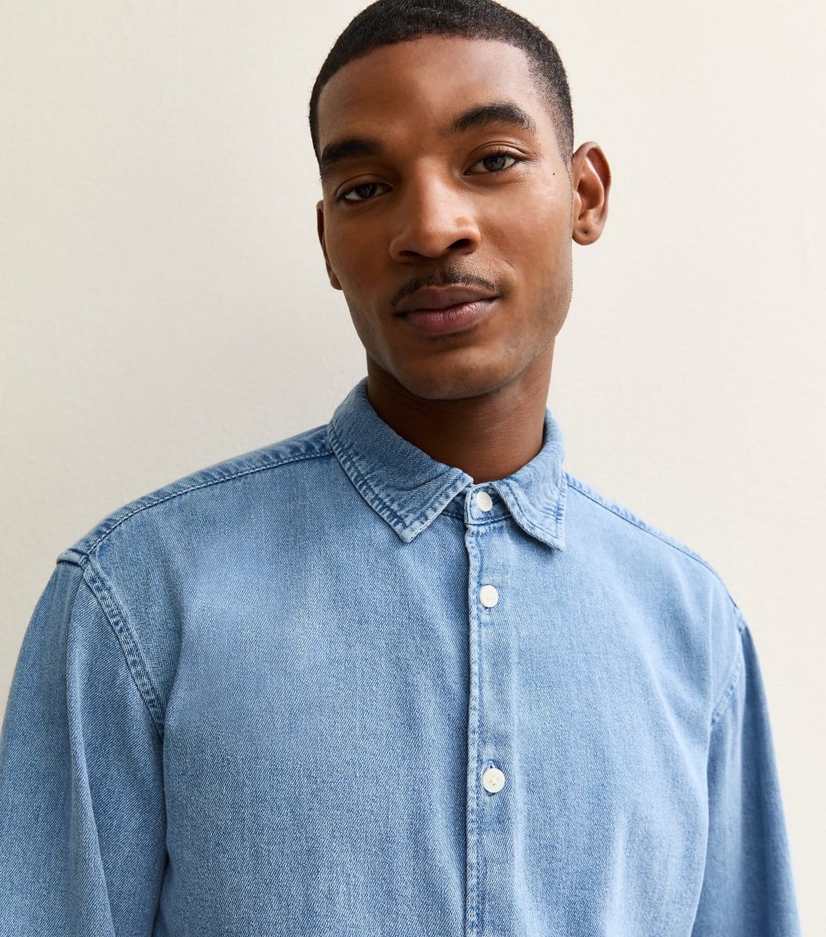 Jack & Jones Light Blue Denim Long Sleeve Shirt