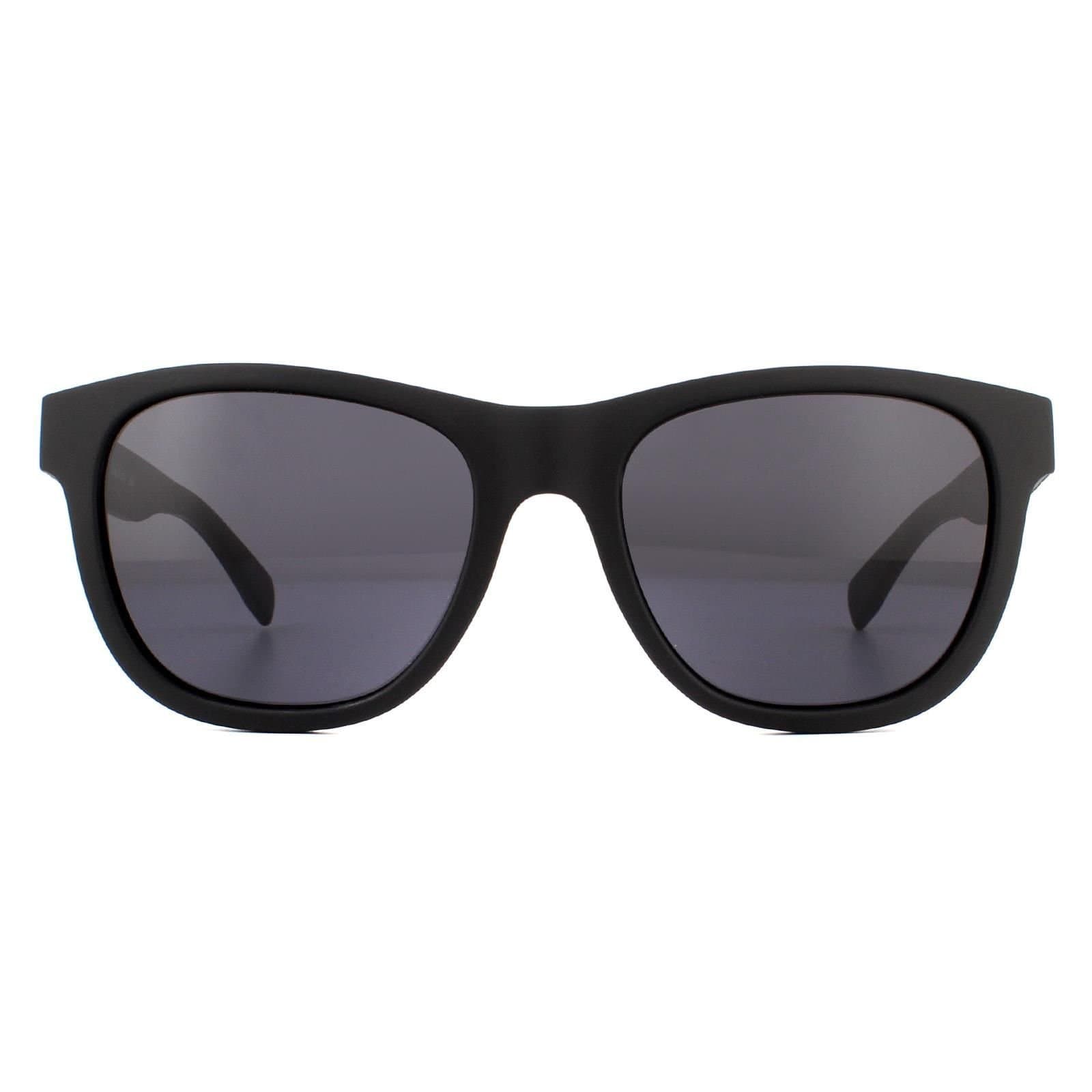 Lacoste Lacoste Men's Square Matte Black Grey Sunglasses