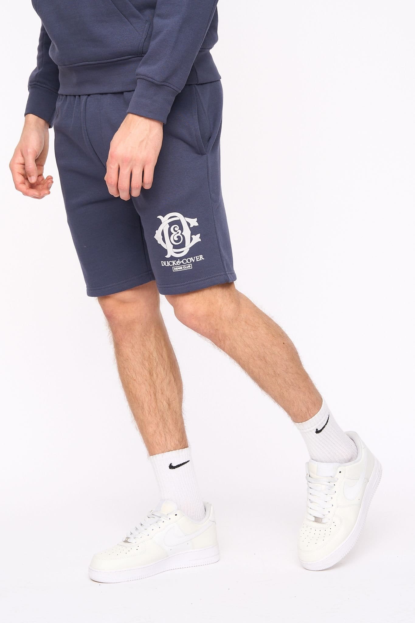 Duck&Cover Duck&Cover Men's Randolph Comfort Stretch Cotton-Blend Sweat Shorts in Navy - 4
