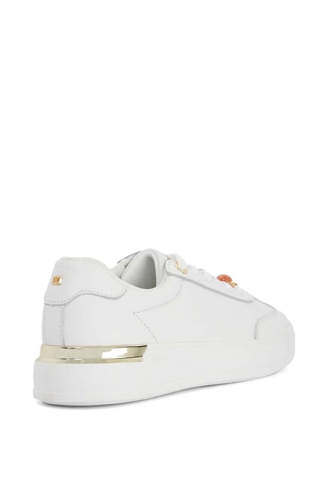 Dune London Dune London Women's 'Elasa' Leather Trainers in White - 3