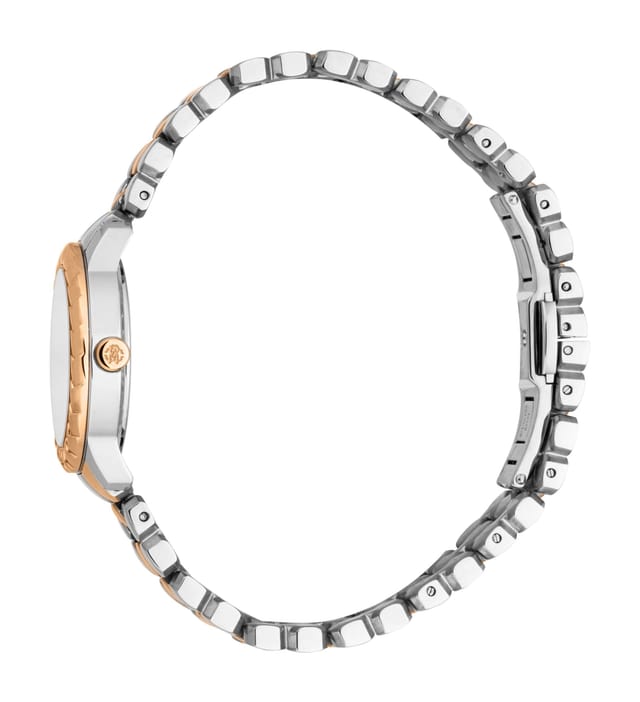 Roberto Cavalli Roberto Cavalli Women's Women Stainless Steel Two Tone Silver & Rose Gold Color Watch - 3