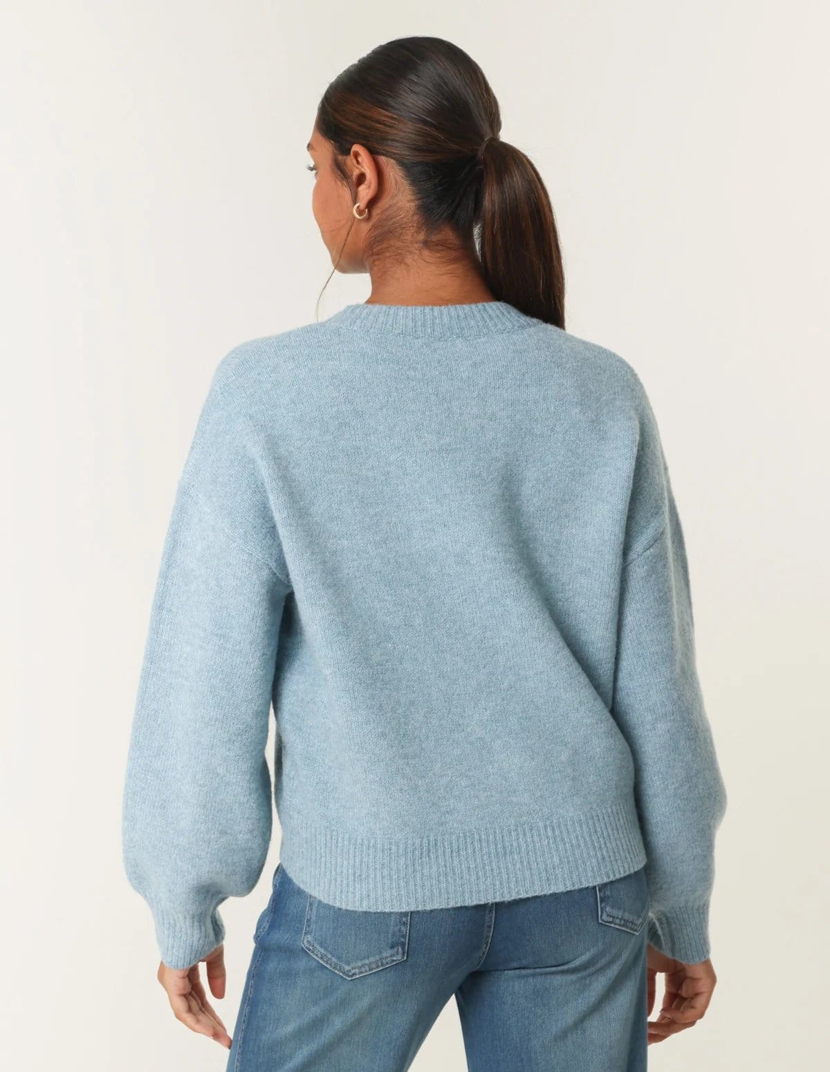 Blue Vanilla Embroidered Design Jumper - 4