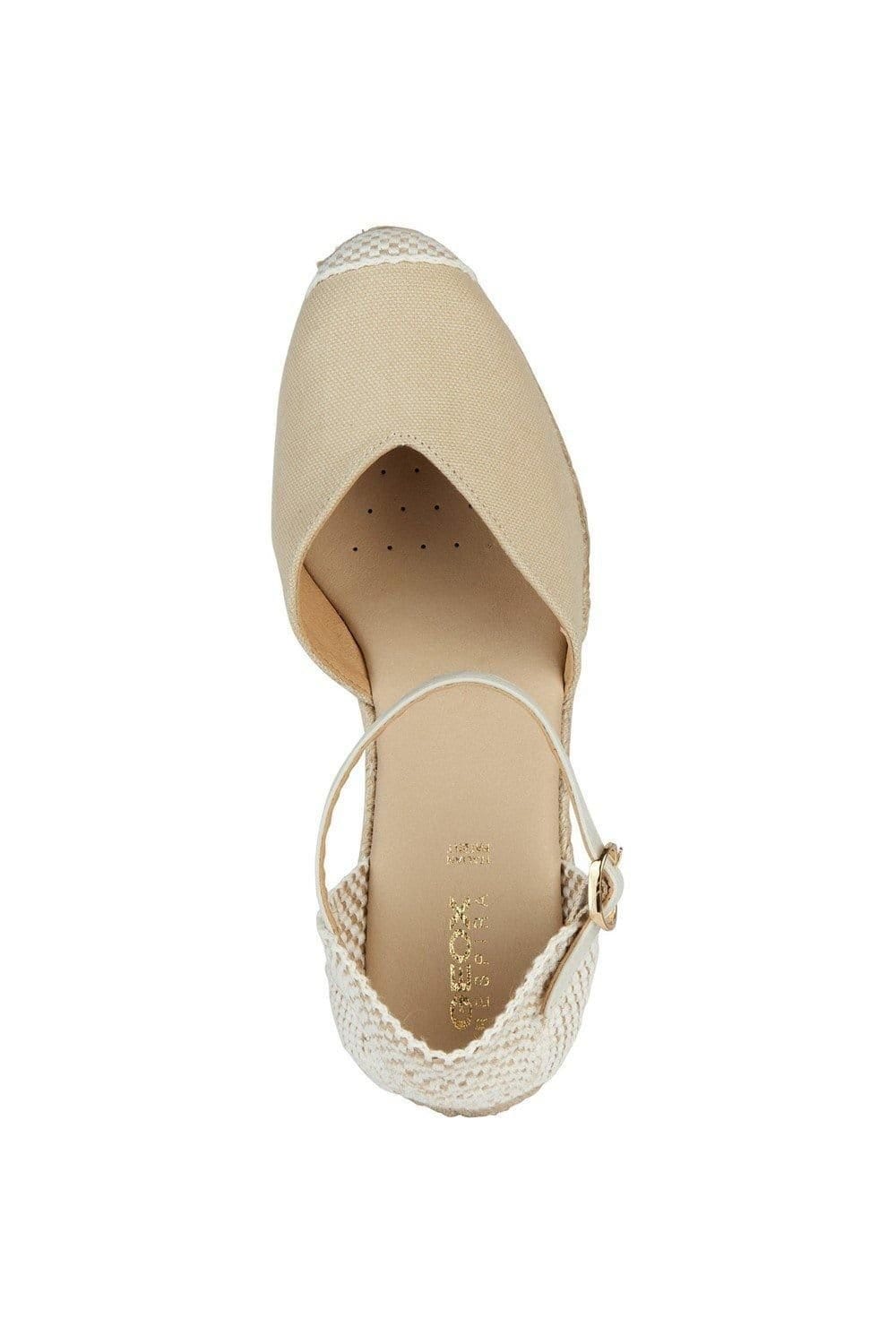 Geox Geox Women's D GELSA A SANDALS in Light Sand - 4