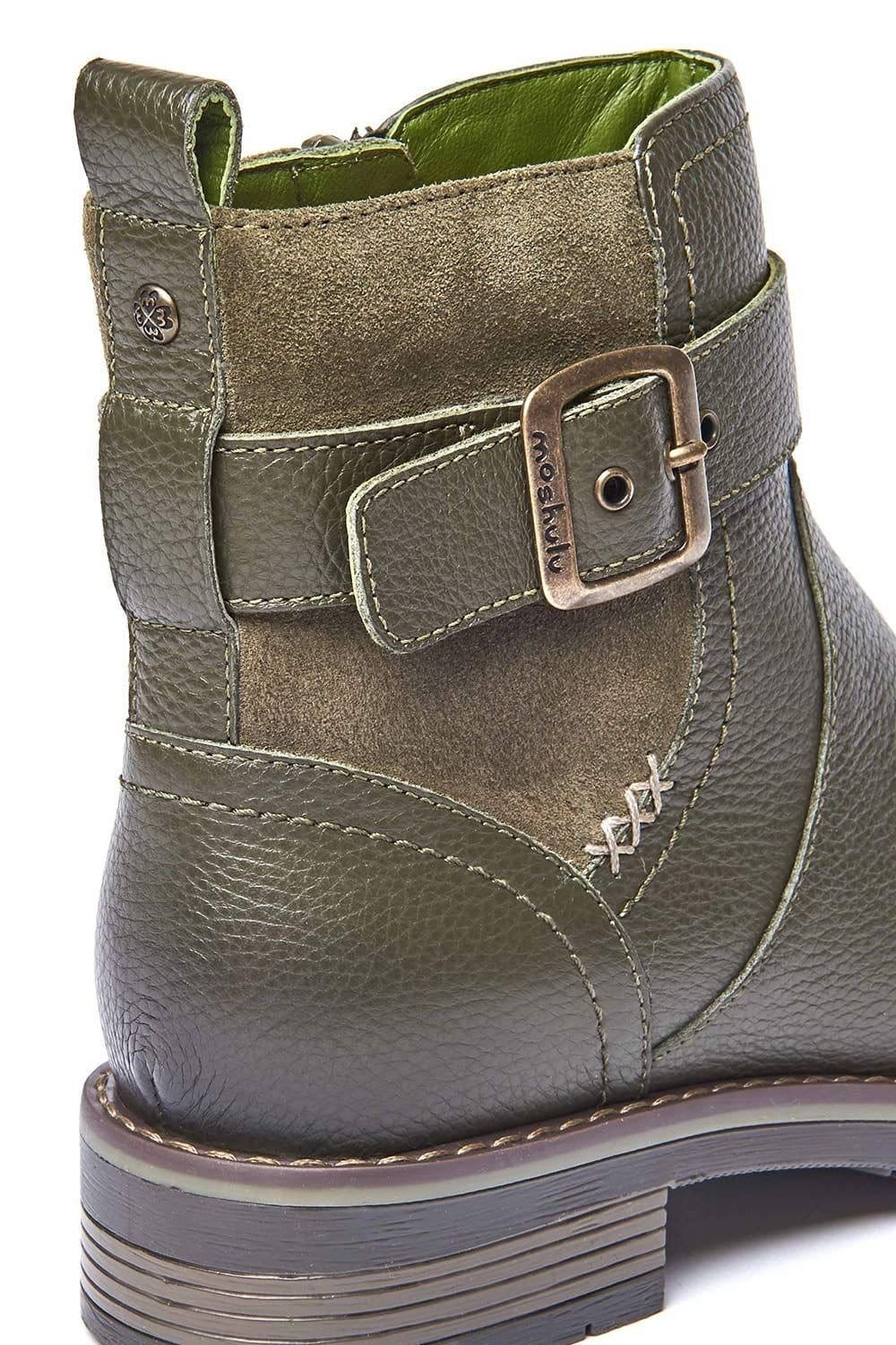 Moshulu Moshulu Women's 'Ria' Dual Fit Chelsea Boot in Olive - 4