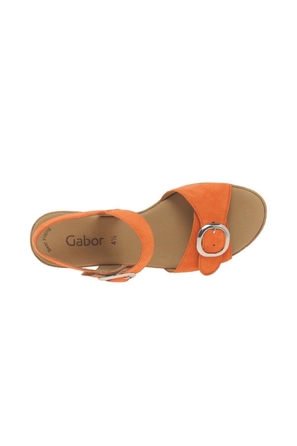 Gabor Gabor Women's 'Fantastica' Heeled Sandals in Orange - 4