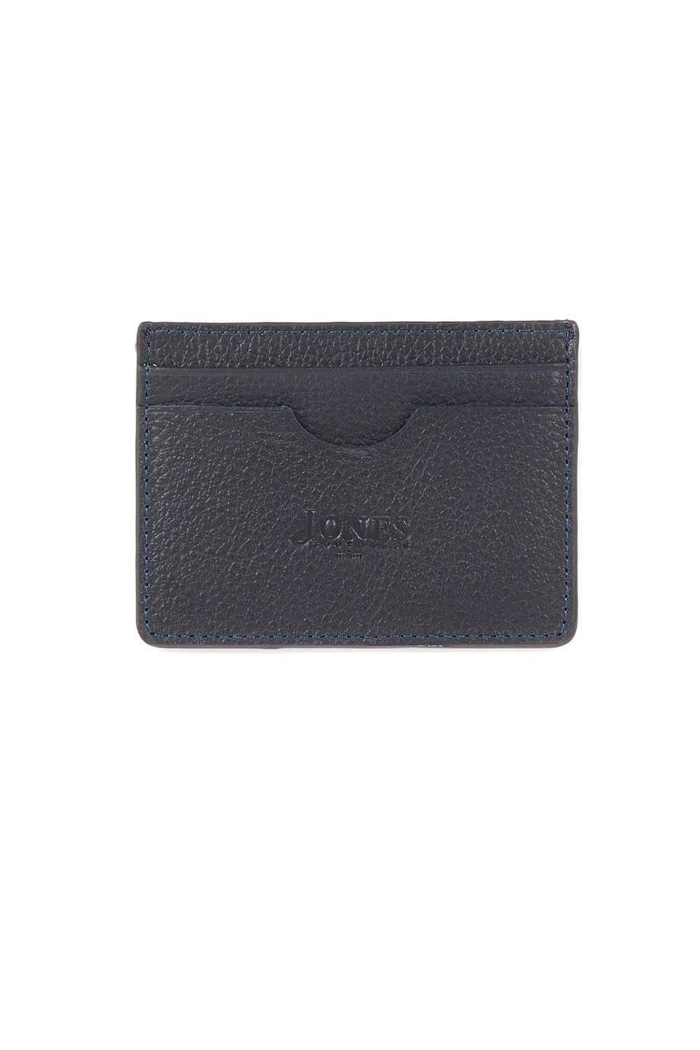 Jones Bootmaker Jones Bootmaker Men's Leather Card Holder in Navy