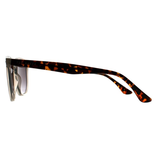 Ted Baker Ted Baker Men's Round Transparent Grey & Havana Brown Gradient TB1655 Dock - 3