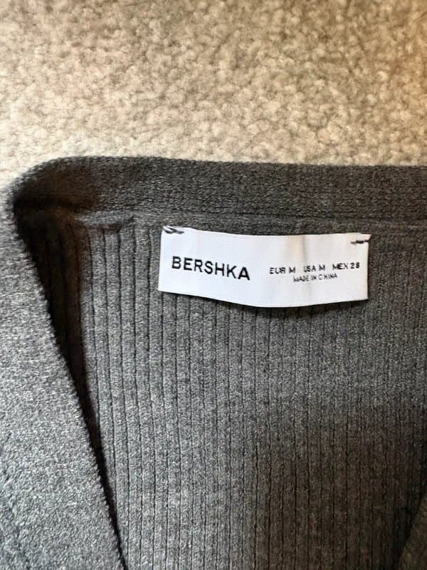 Bershka Grey Bershka waist coat