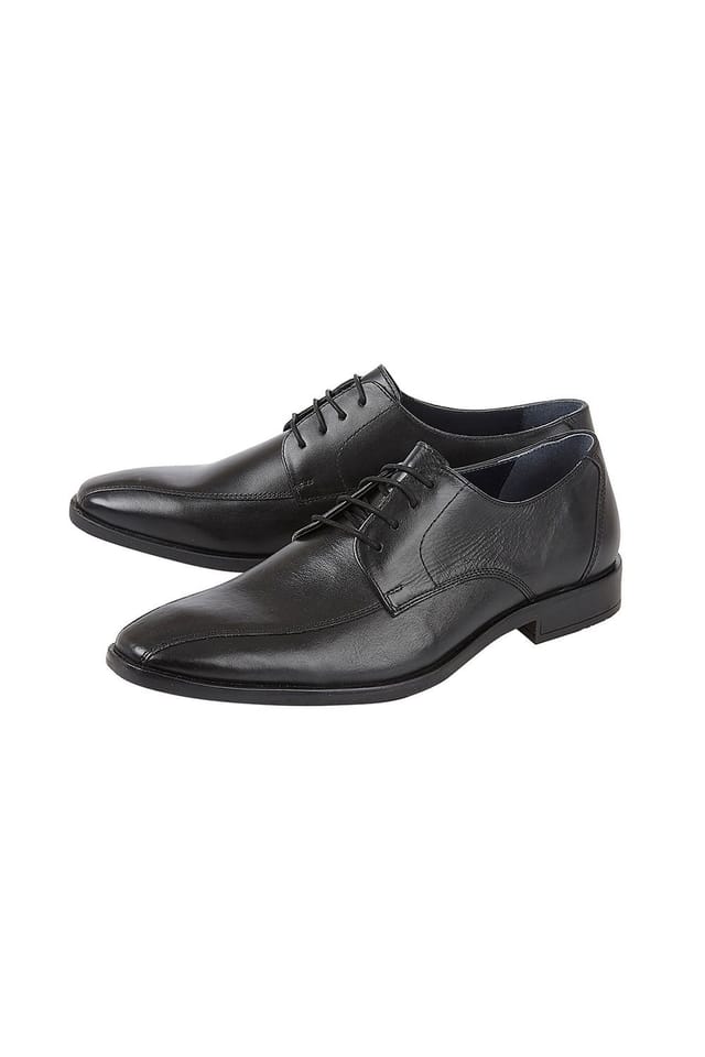 Lotus Lotus Men's 'Howard' Leather Derby Shoes in Black - 2