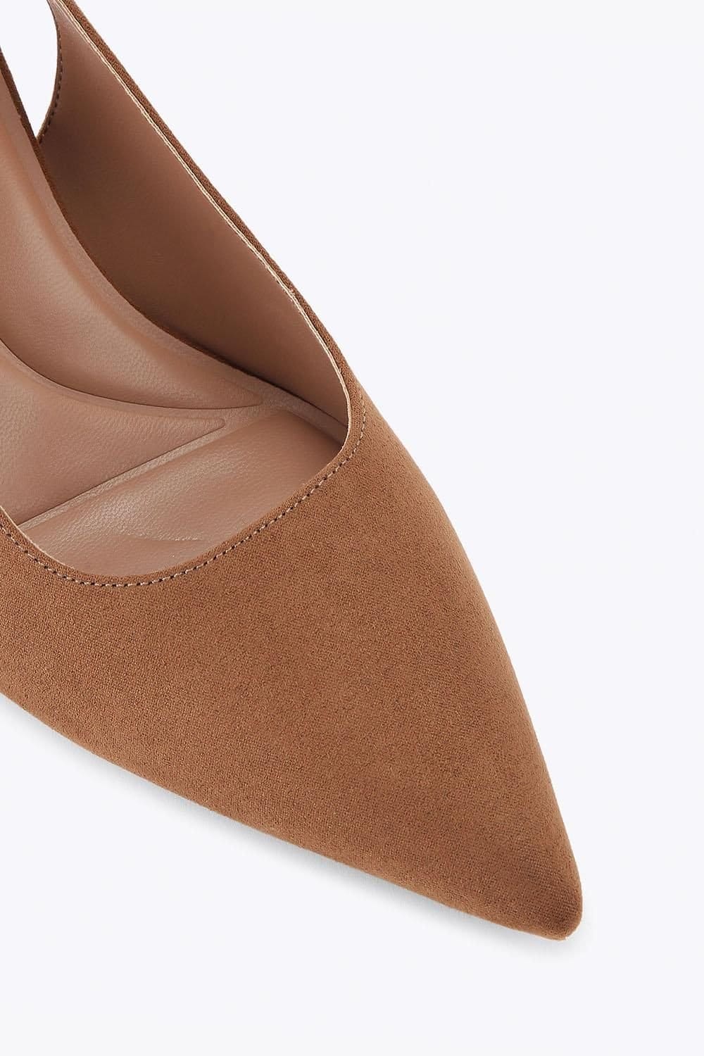 Carvela Carvela Women's 'Corletta Sling Court' Fabric Heels in Taupe - 4