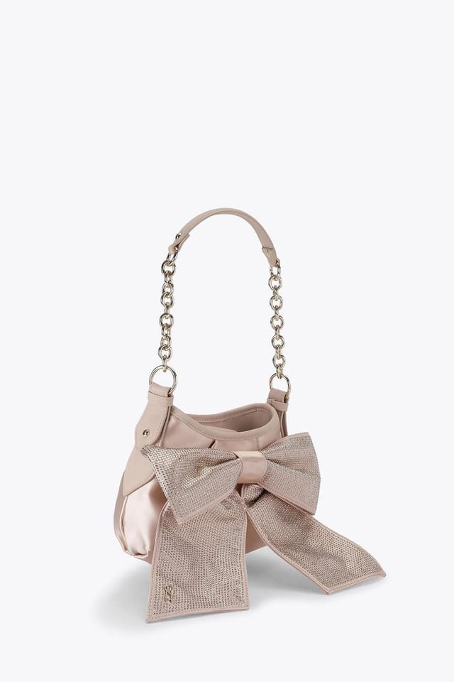 Steve Madden STEVE MADDEN Women's 'Larina Bag Champagne' Fabric in Rose Gold - 2