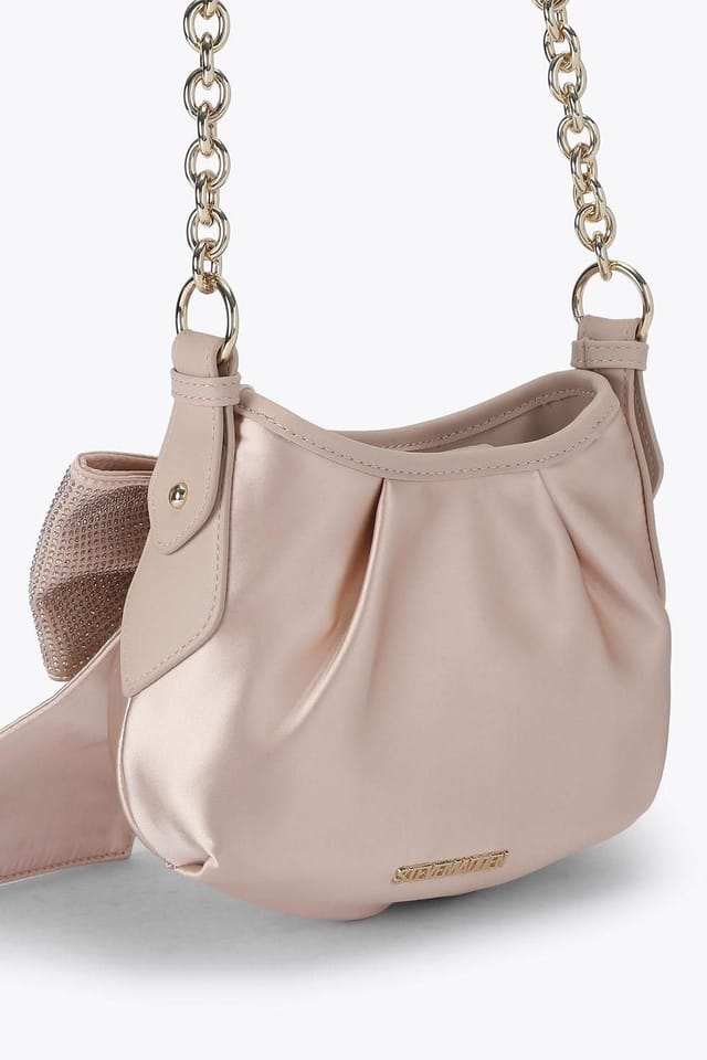 Steve Madden STEVE MADDEN Women's 'Larina Bag Champagne' Fabric in Rose Gold - 3