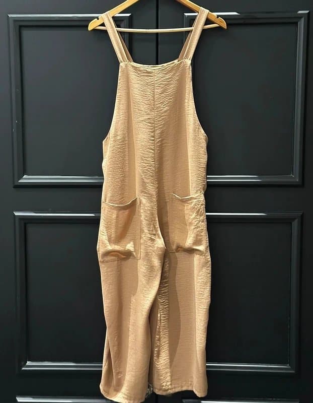 New Look New Look Jumpsuit Oversized Wide Leg Camel UK 12