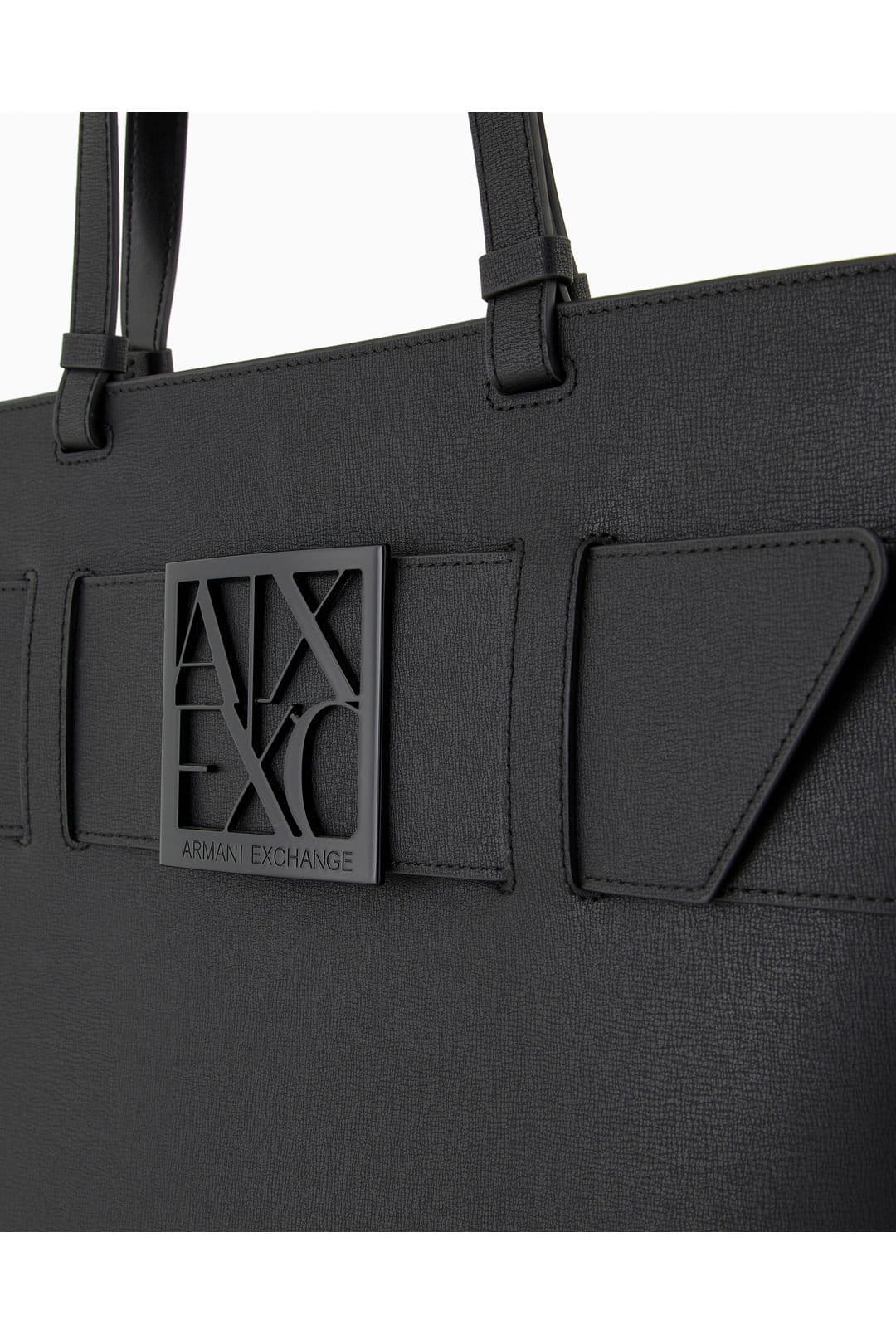 Armani Exchange Armani Exchange Women's Susy Shopping Bag Black - 4