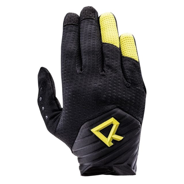 Radvik Radvik Men's Cutfull Logo Riding Gloves in Black - 3