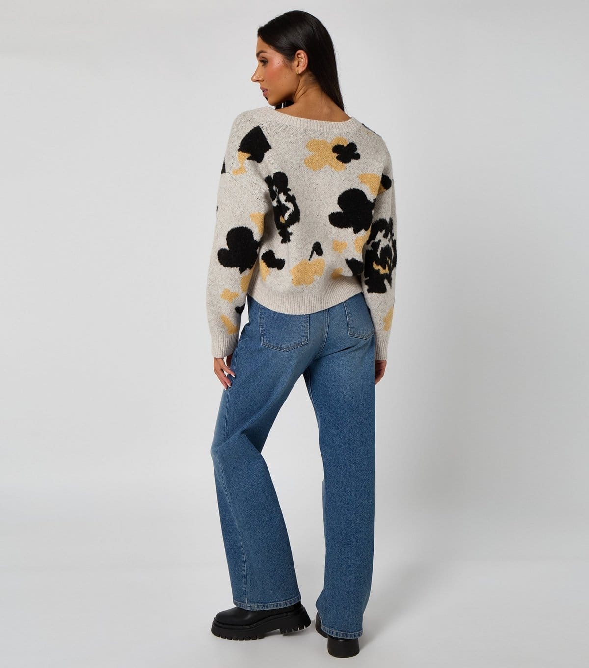 Urban Bliss Women's Mid Grey Abstract Pattern Cardigan Urban Bliss New Look - 4