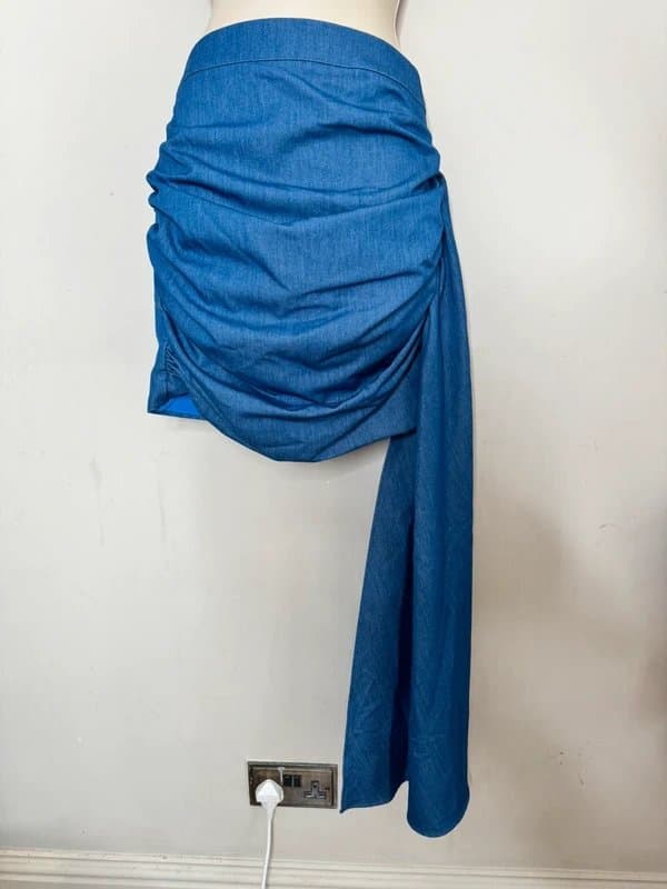 ASOS ASOS luxe Denim style skirt