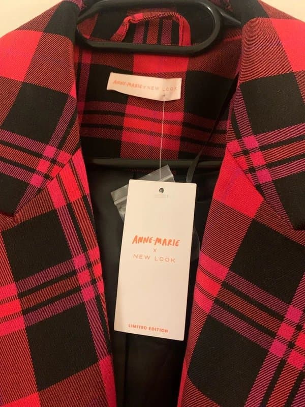 New Look Checked blazer jacket