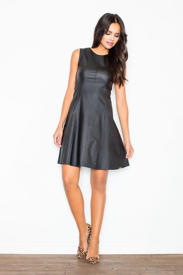 Love Lace Love Lace Women's Sleeveless Fitted Evening Dress With Elastic in Black - 2