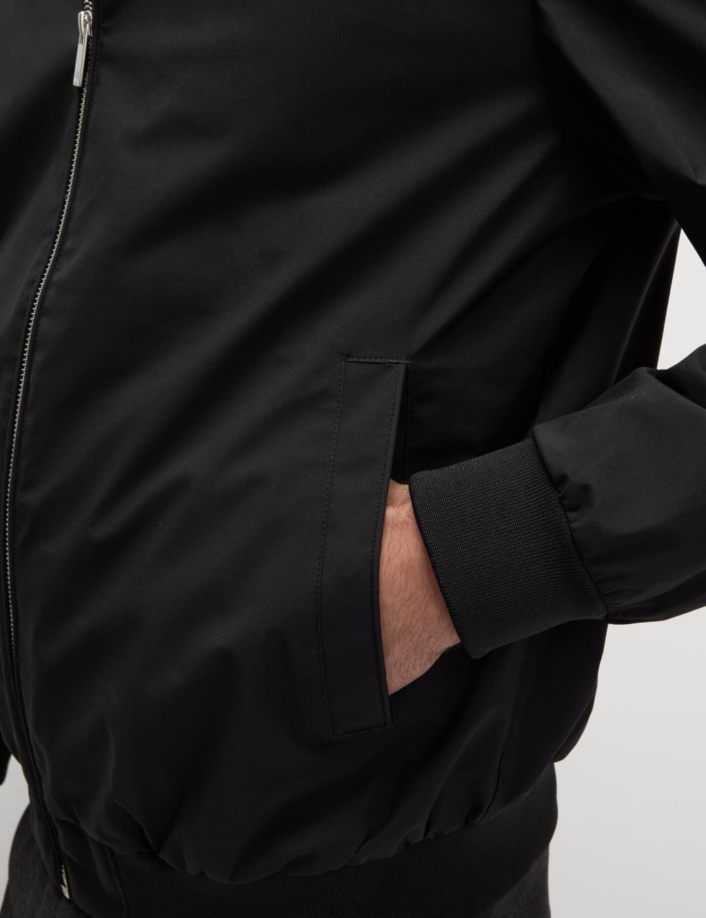 Marks & Spencer M&S Bomber Jacket with Stormwear™ Black - 3