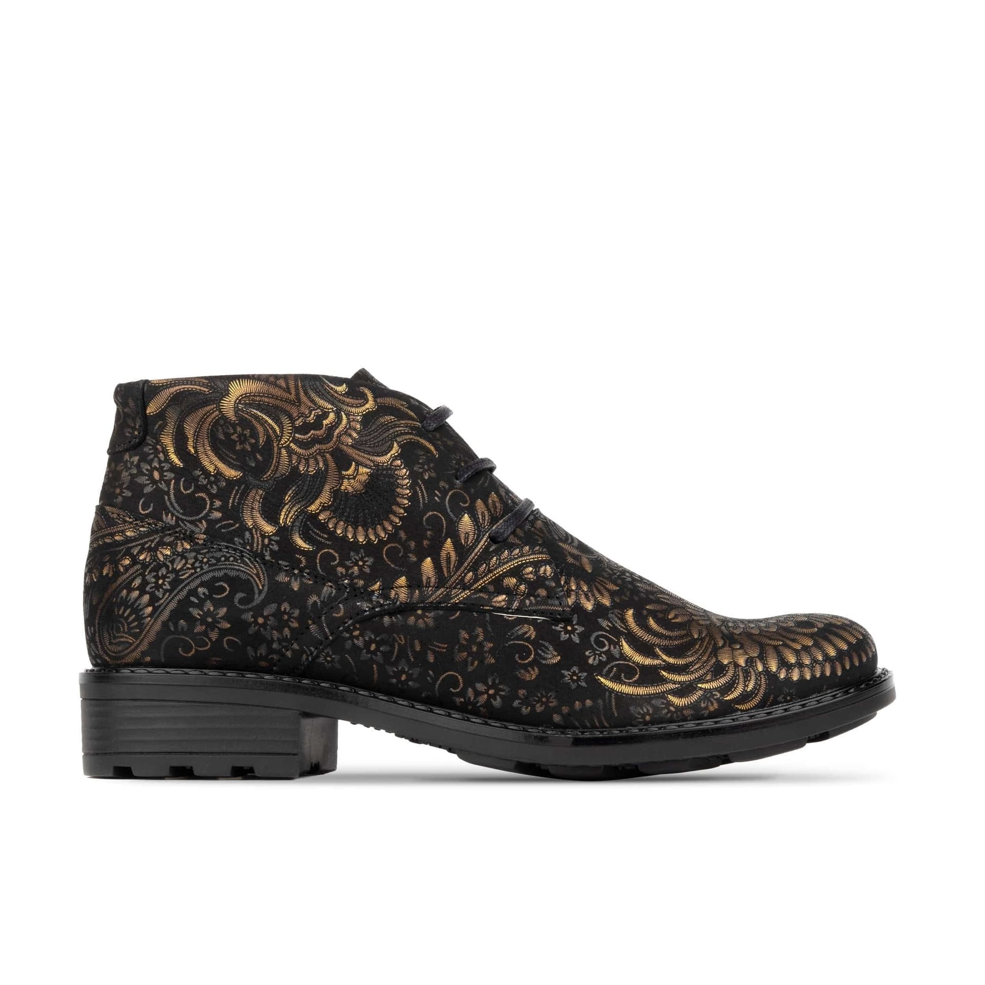Embassy London Embassy London Black Gold Laviva Ankle Boot