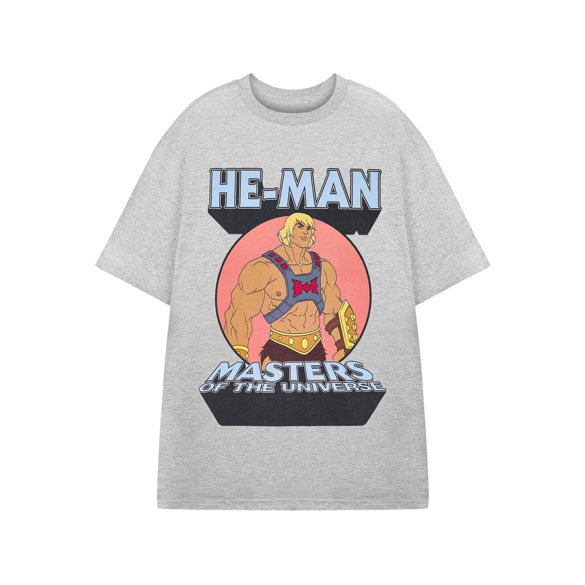Masters Of The Universe Masters Of The Universe Men's Short Sleeved T-Shirt | Grey Marl