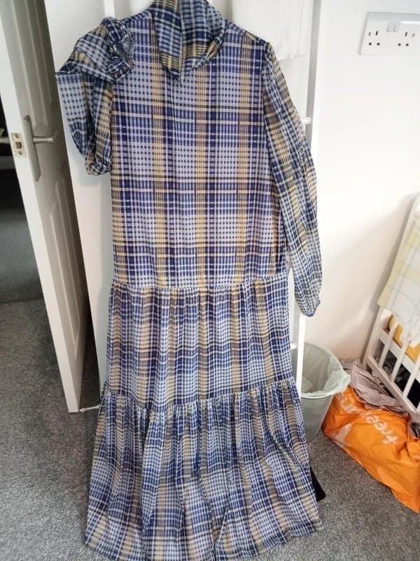 Warehouse Maxi tiered dress.