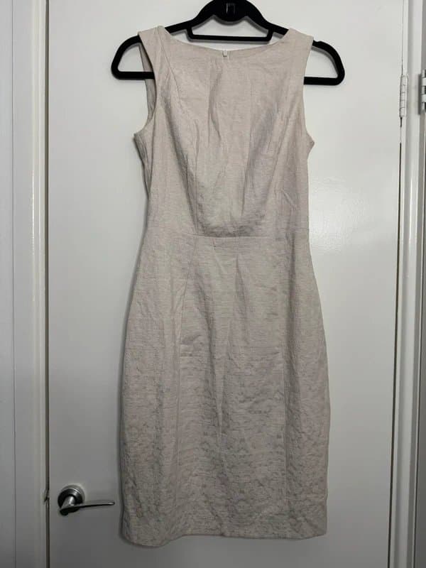 Pretty Girl Cream midi dress sleeveless