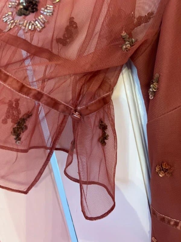 Monsoon Monsoon 22  Roxanne dusky pink embellished sequined dress