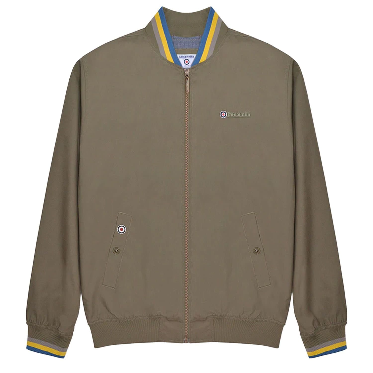 Lambretta Lambretta Men's Monkey Triple Tipped Jacket in Green