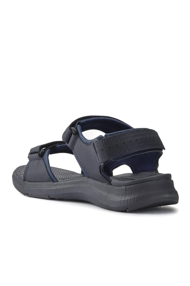 Pavers Pavers Men's Adjustable Touch-Fasten Sandals in Navy - 3