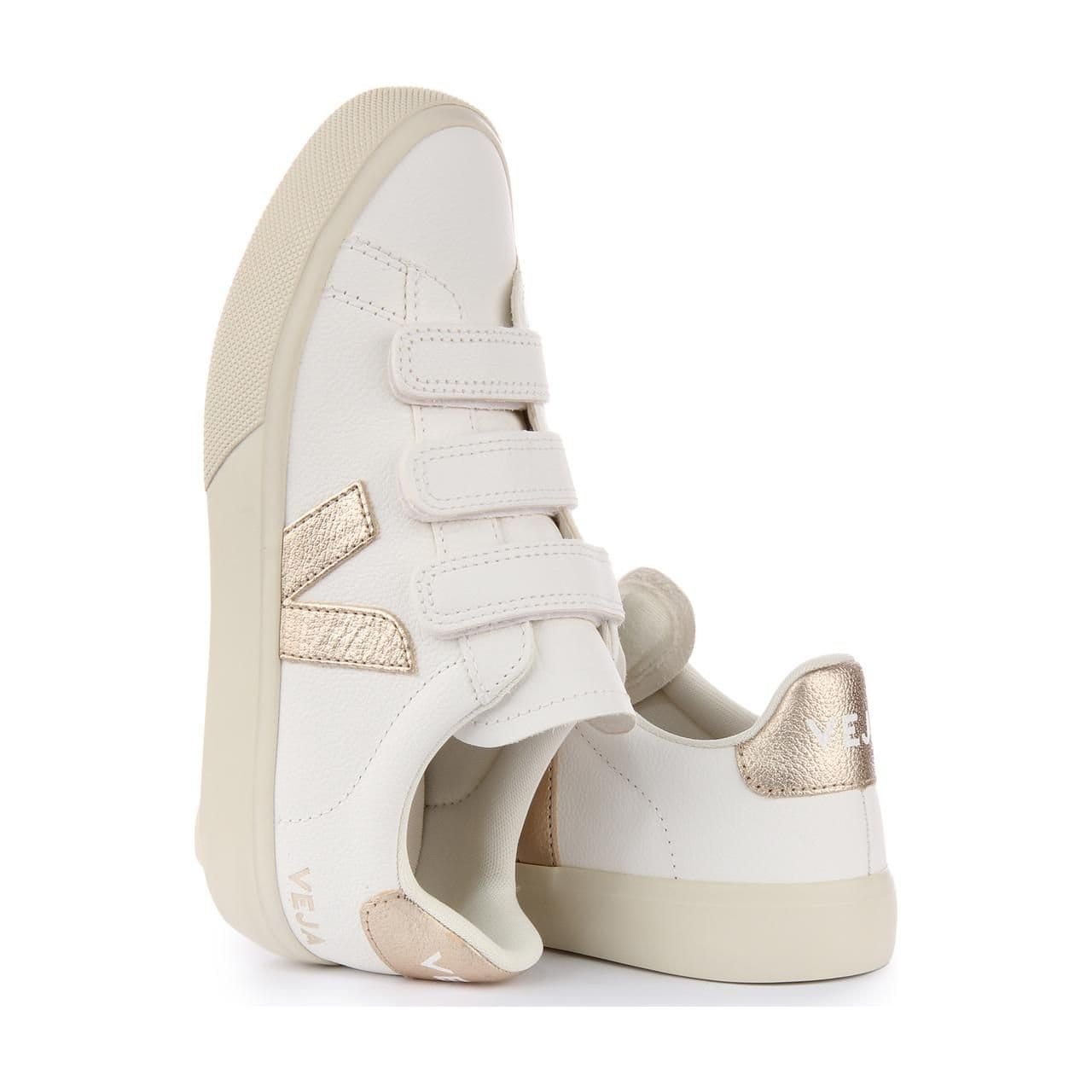 Veja Veja Women's 'Recife Chromfre' Leather Trainers in White - 4