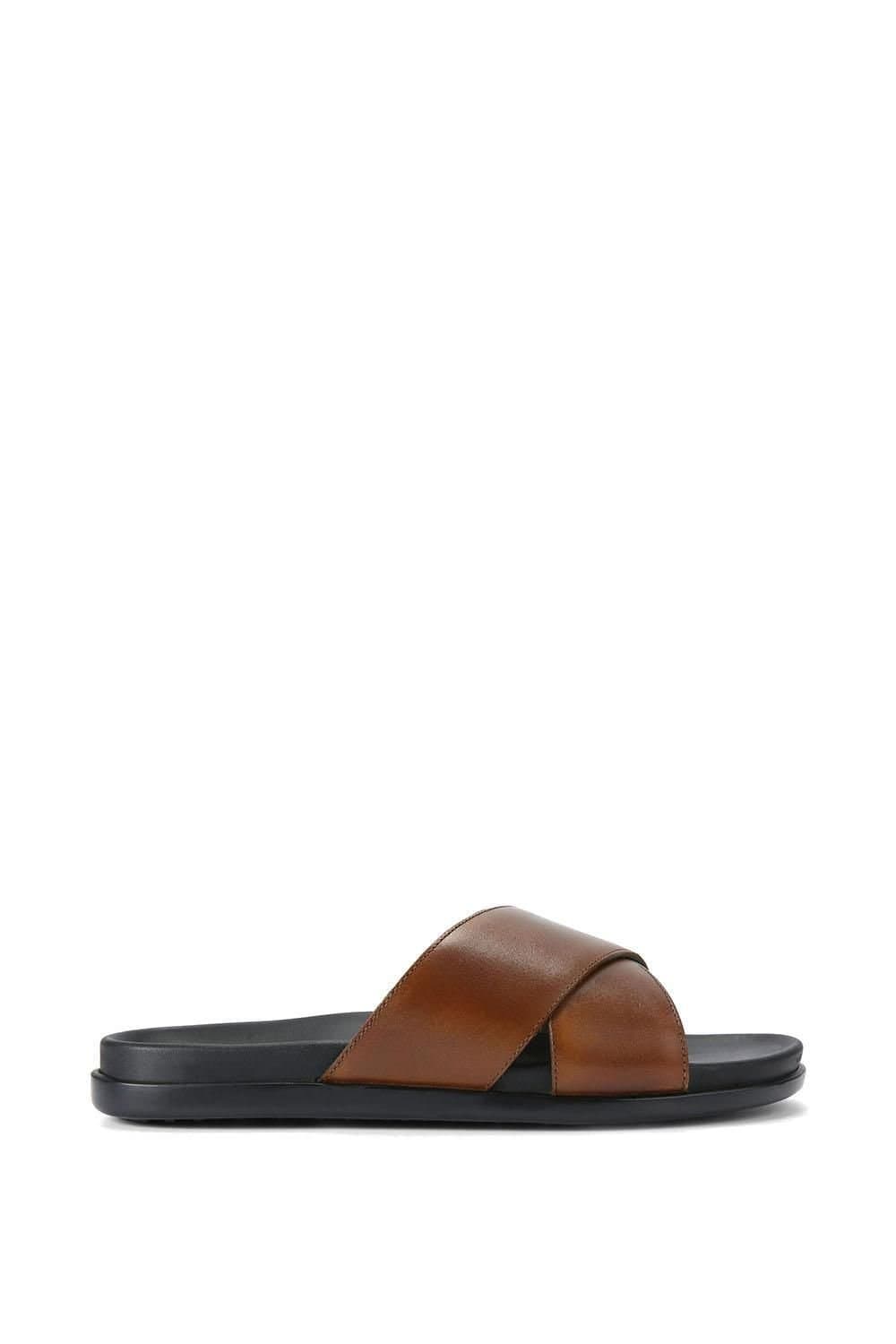 KG Kurt Geiger KG Kurt Geiger Men's 'Rome' Leather Sandals in Tan