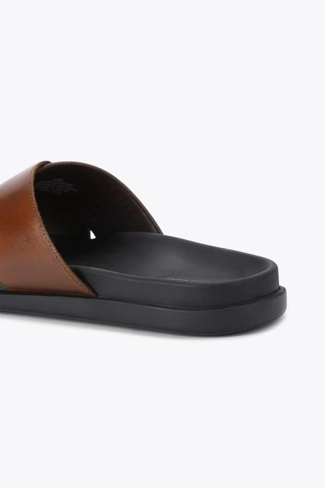 KG Kurt Geiger KG Kurt Geiger Men's 'Rome' Leather Sandals in Tan - 3