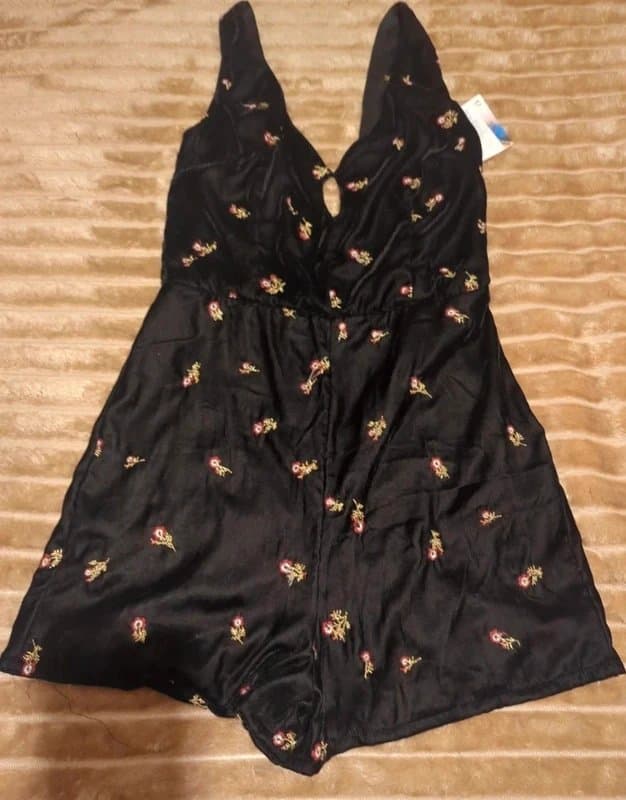 Bershka Bershka Playsuit, sample, "crushed velvet"