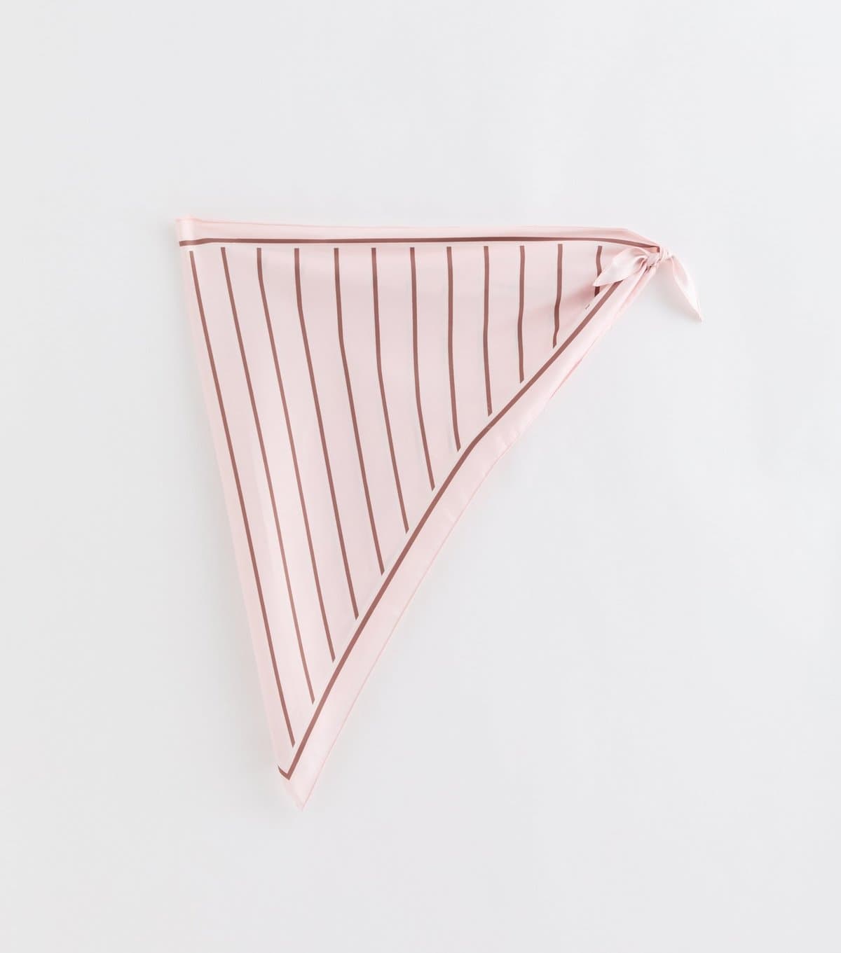 New Look New Look Pink Stripe Print Head Scarf