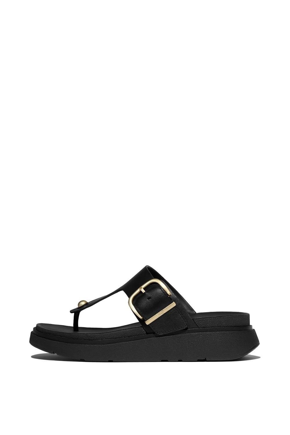FitFlop FitFlop Women's Gen-FF Toe-Post Sandals in Black - 4