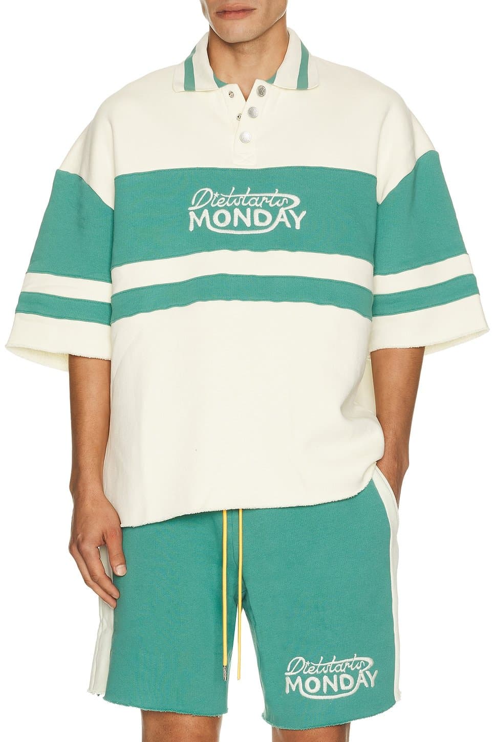 revolve Fleece Panel Polo