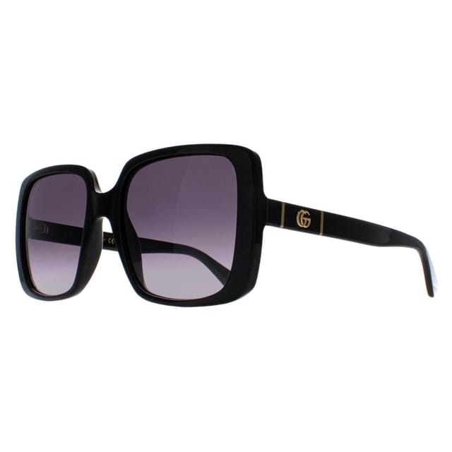 Gucci Gucci Women's Square Black Grey Gradient GG0632S - 2