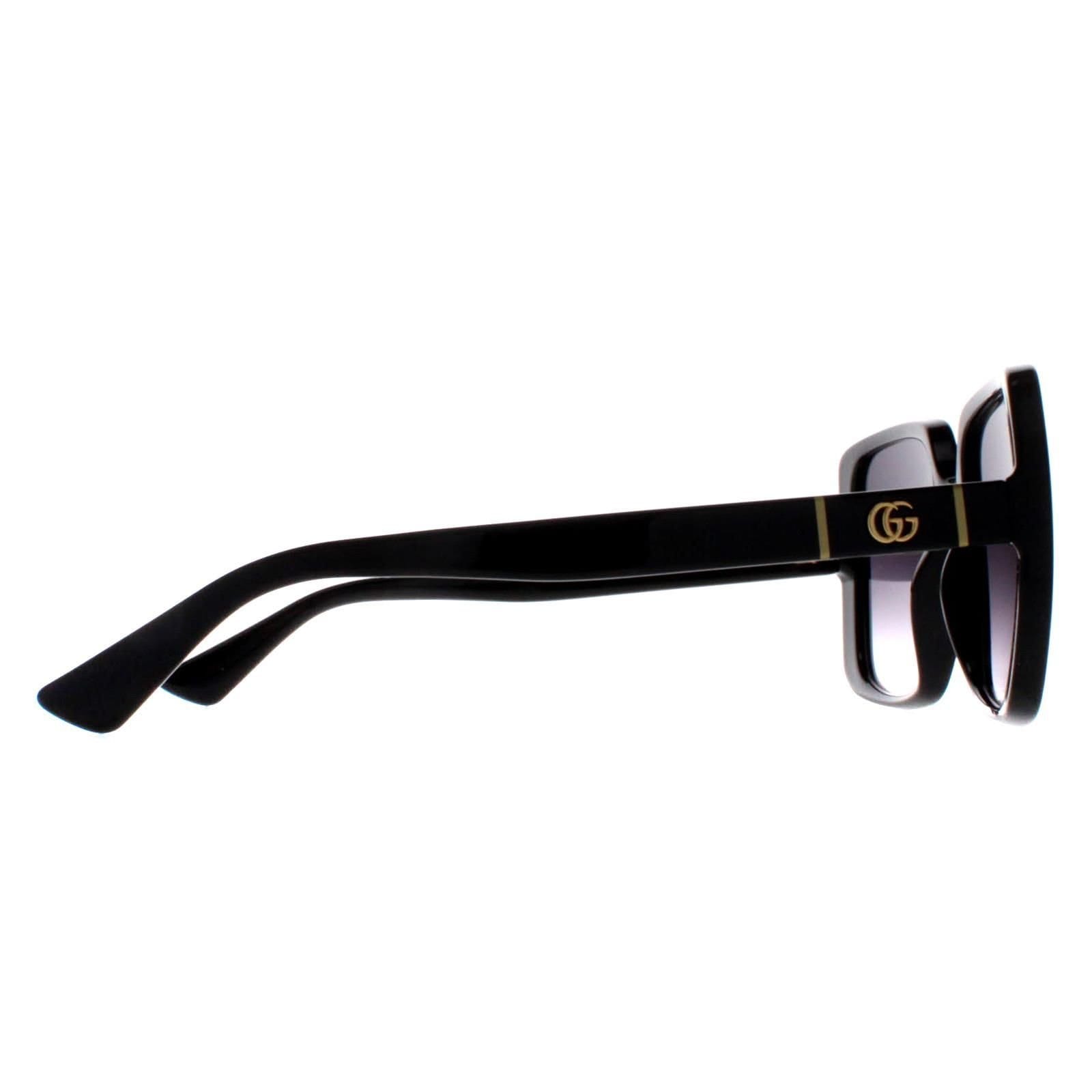 Gucci Gucci Women's Square Black Grey Gradient GG0632S - 4