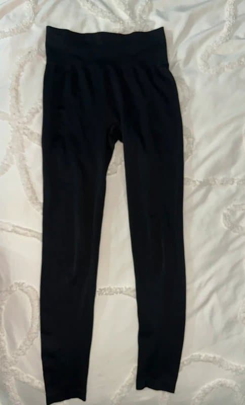 Workout Black seamless gym leggings