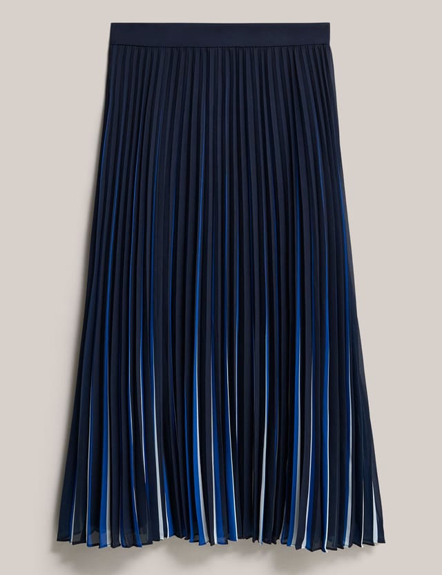 Hobbs London Hobbs London Women's Vida Skirt in Dark Navy - 2
