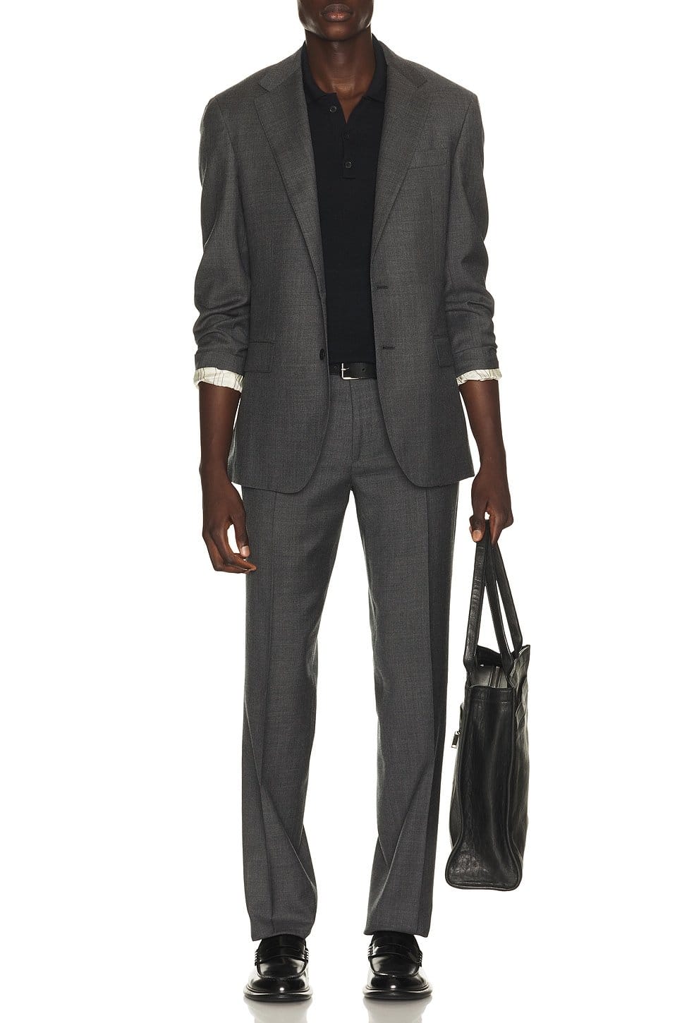 Polo Ralph Lauren Grey Sharkskin 2-Piece Suit