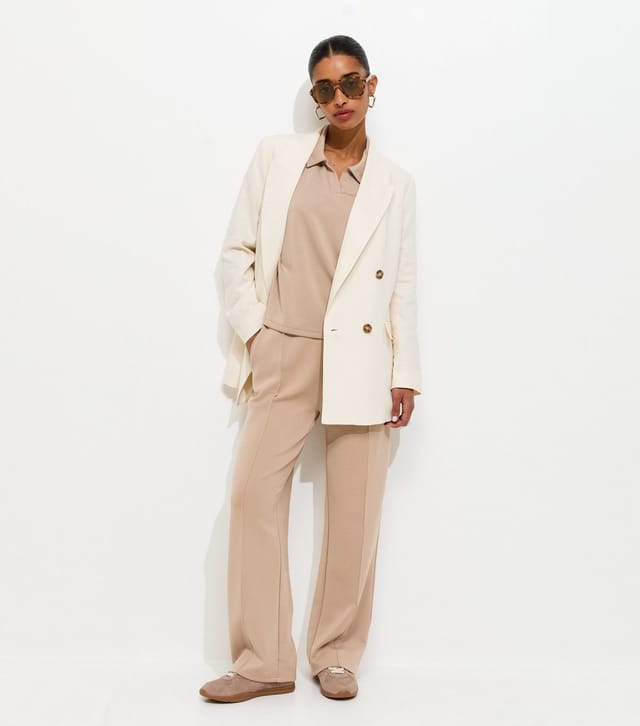 New Look Women's Premium Mink Jersey Wide Leg Joggers New Look - 3
