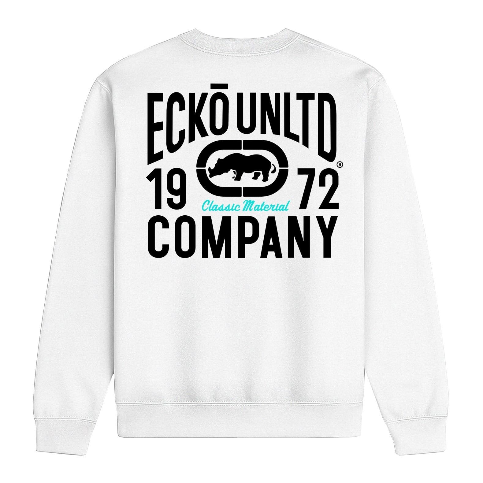Ecko Untld. Ecko Untld. Men's Classic Material Sweatshirt in White - 4
