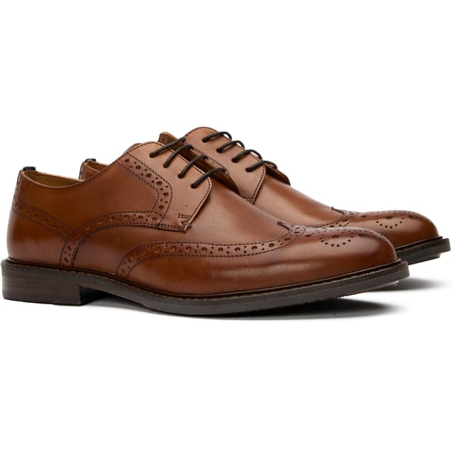 SOLETRADER SOLETRADER Men's Barry Brogue Shoes in Tan - 2