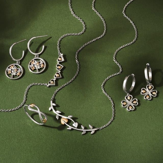 Clogau Clogau Women's Tree of Life Sterling Silver Vine Necklace with Topaz in Metallics - 3