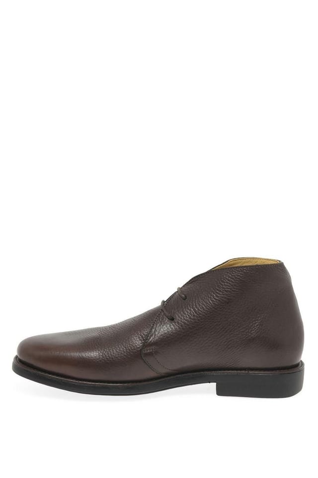 Anatomic & Co Anatomic & Co Men's 'Londrina' Formal Leather Chukka Boots in Dark Brown - 2